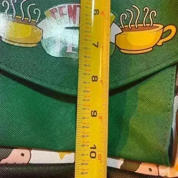 FRIENDS Character Print Backpack with Green Pocket - Picture 7 of 9